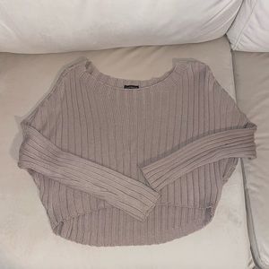 Cropped sweater
